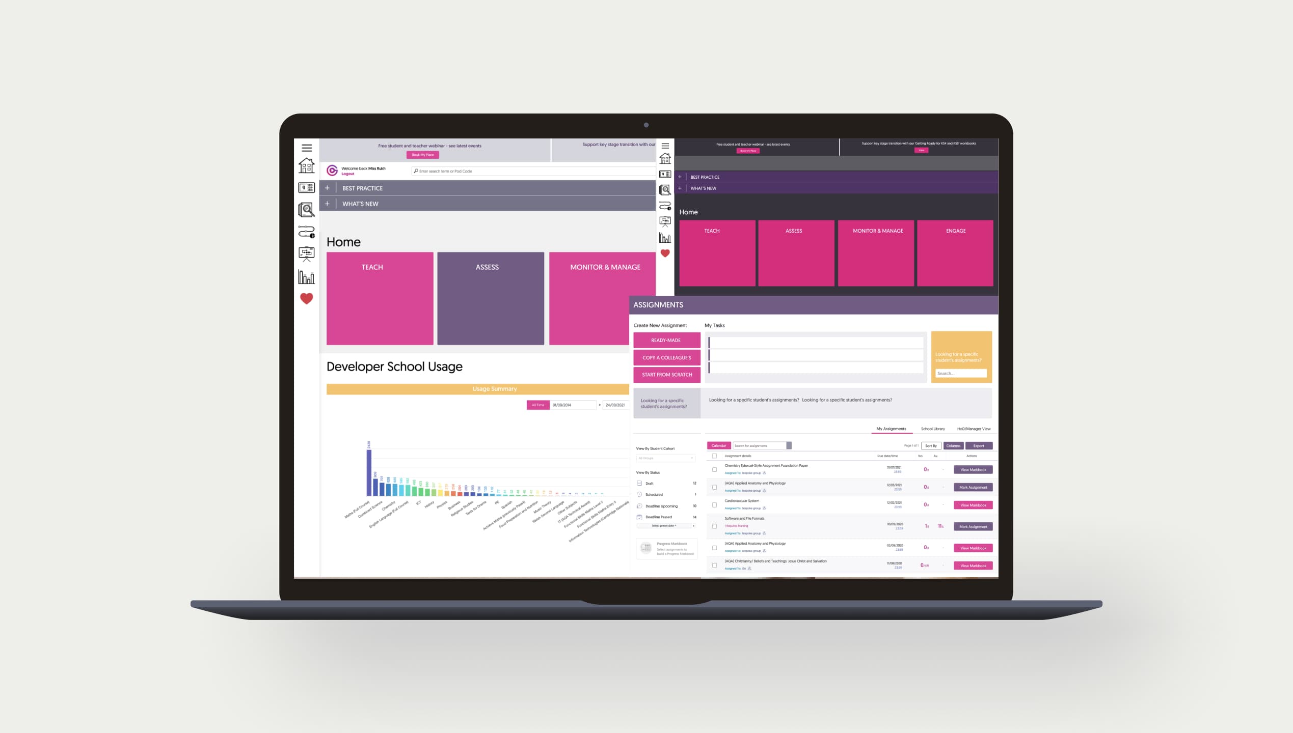 GCSEPod: Building a Design Language from the Ground Up